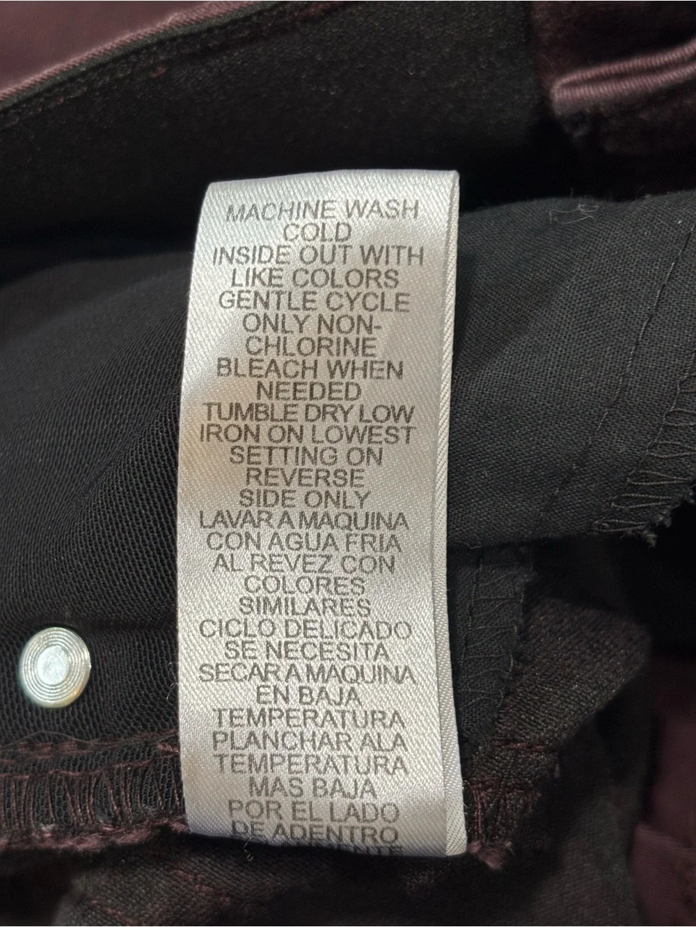 Democracy Jeans, Burgundy Wine, Skinny, “Ab”technology, Size 8, Fall, Autumn